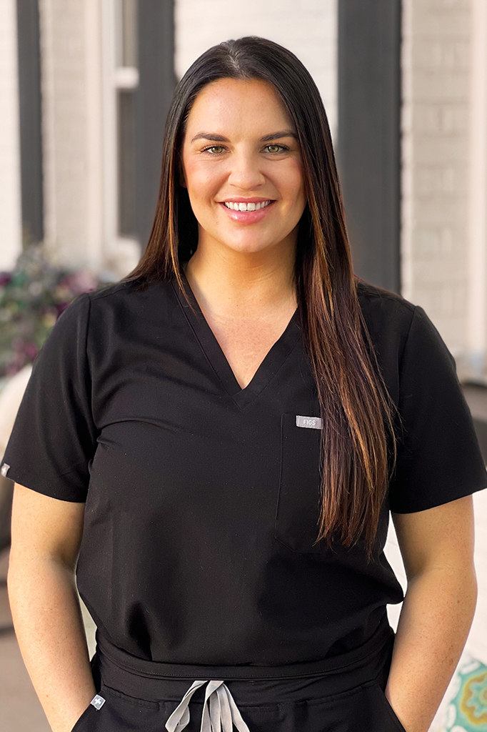 Ashlei, Receptionist and Certified Laser Technician of BASE Wellness and Spa in Chesterton